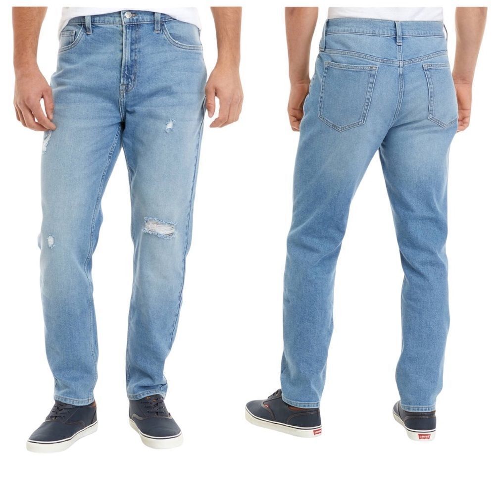 TRUE CRAFT The Dad Jeans in the Size 38 X 34 in Outlaw Blue Color